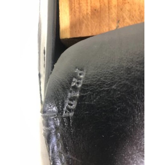 Prada Leather Square Toe Slip On Driving Shoe Brown Mens US 9 - Picture 8 of 8